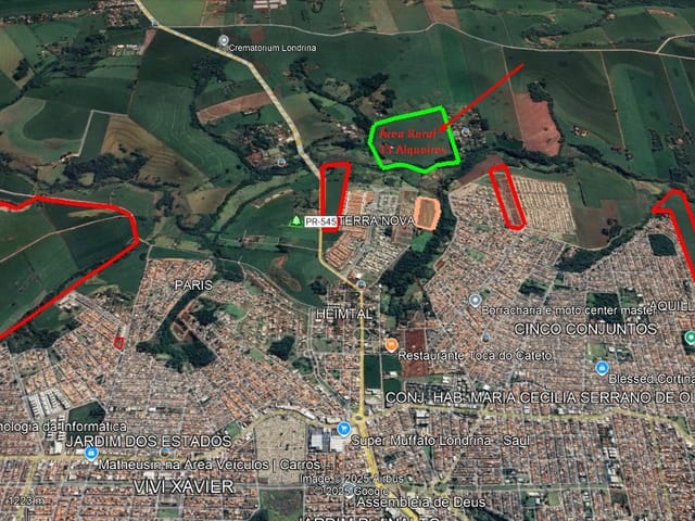 Sítio com 363m² 3 quartos e 1 banheiro, à venda, no bairro Gleba Jacutinga em Londrina