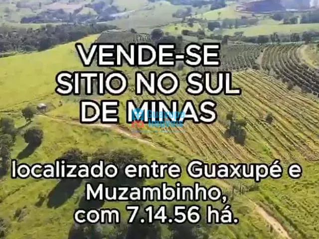 Sítio com 71456m² 1 quarto e 1 banheiro, à venda, no bairro RURAL em Guaxupé