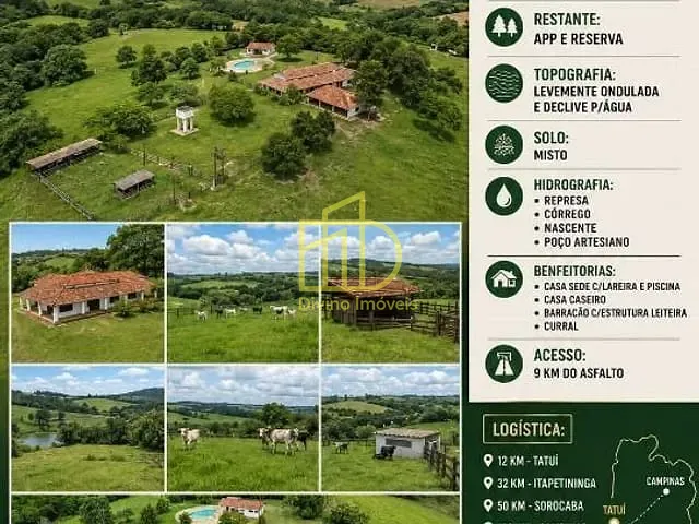 Sítio com 350174m², à venda, no bairro Área Rural de Tatuí em Tatuí