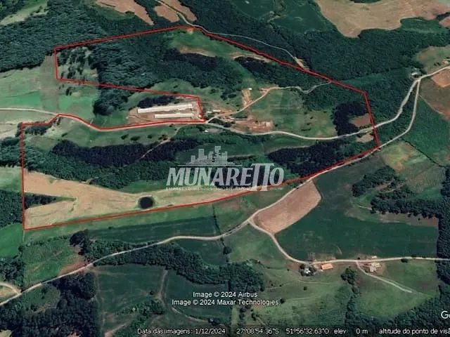 Sítio com 440000m² 7 quartos e 2 banheiros, à venda, no bairro Interior em Concórdia