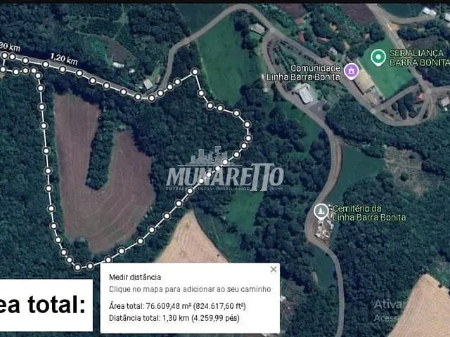 Sítio com 266m² 1 quarto e 1 banheiro, à venda, no bairro Área Rural de Concórdia em Concórdia