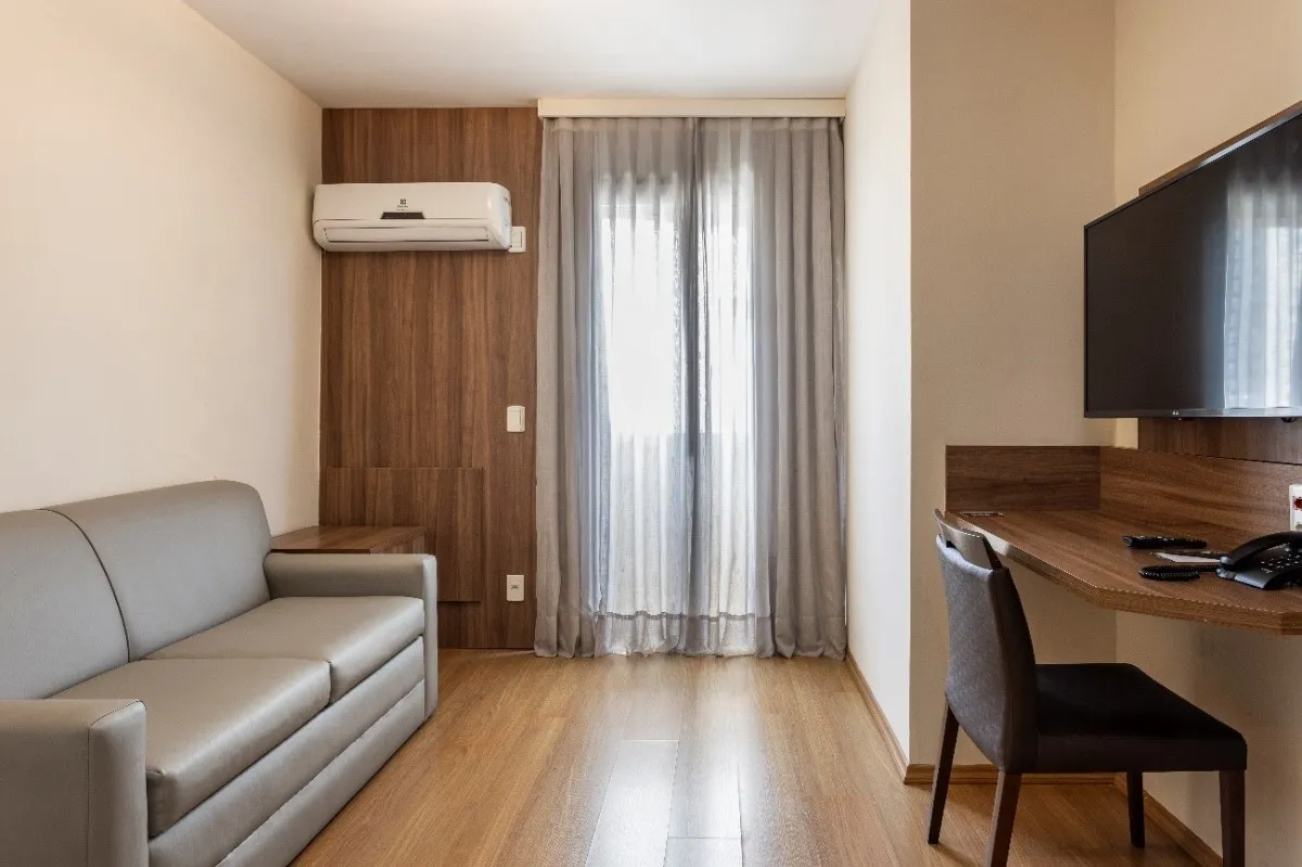 Flat para venda em Praia de Belas com 1 quarto, 38m²