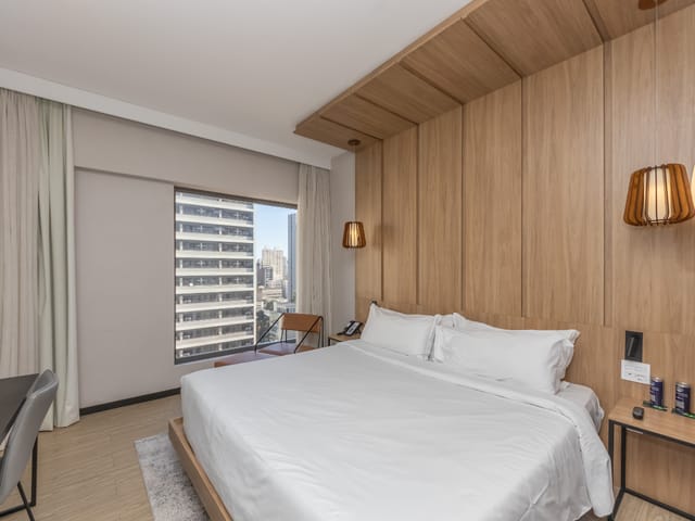 Foto do Salão - Flat para venda em Pinheiros com 1 quarto, sendo 1 suíte , 24m² | Lares e Andares Imóveis