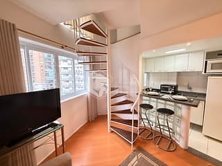 Foto do Salão-Flat para venda em Vila Nova Conceição com 1 quarto, sendo 1 suíte, 50m²