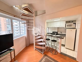 Foto do Salão-Flat para venda em Vila Nova Conceição com 1 quarto, sendo 1 suíte, 50m²