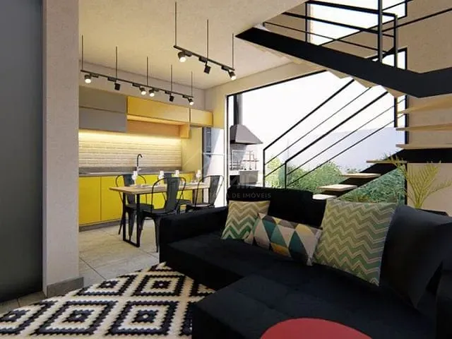 Sobrado com 74m² 2 quartos e 1 banheiro, à venda, no bairro Parque San Carlo em Poços de Caldas