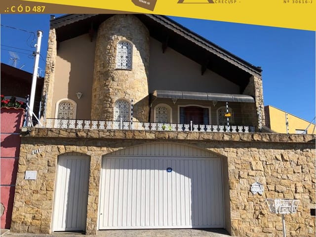 Foto do Sobrado - Sobrado à venda, Vila ccER CONVERTIDO POR DORMITÓRIO - Piscina - Churrasqueira - 260m², Jundiaí, SP | Imobiliária Sousa