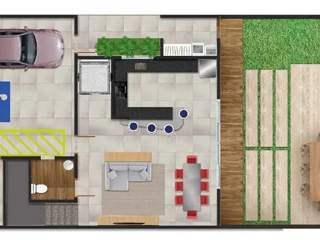 Sobrado 3 quartos e 3 banheiros, à venda, no bairro Vila Alto da Glória em Goiânia