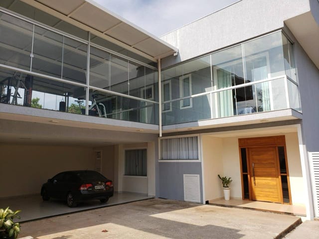 Foto do Sobrado - Condomínio Ecológico Mansões Morumbi, 3 suites+ 2 salas+ 4 vagas garagem , Senador Canedo-Go | F7 Imobiliária Ltda.