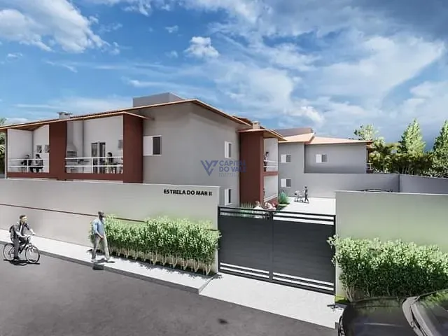 Sobrado com 125m² 2 quartos e 2 banheiros, à venda ou para alugar, no bairro Pontal de Santa Marina em Caraguatatuba