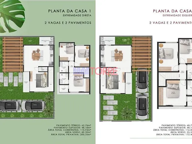 Sobrado com 126m² 3 quartos e 3 banheiros, à venda, no bairro Mar de Ilhéus em Ilhéus