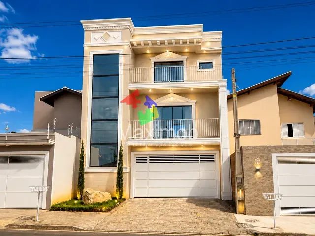 Sobrado com 160m² 3 quartos e 2 banheiros, à venda, no bairro Loteamento Morada do Sol em Itapira