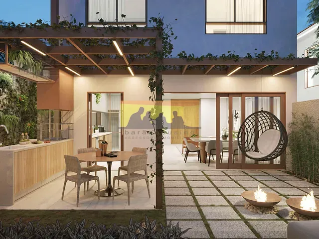 Sobrado com 138m² 3 quartos e 4 banheiros, à venda, no bairro Residencial Estância Eudóxia (Barão Geraldo) em Campinas