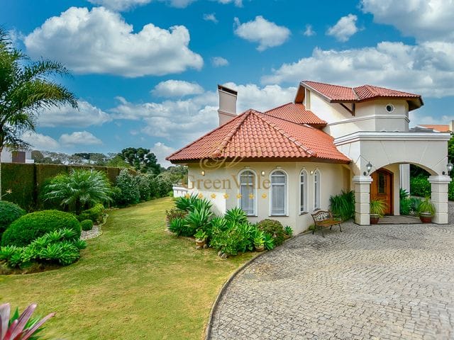 Foto do Casa - Barigui, Casa Neoclássica, poço elevador, 4 quartos, 10 vagas, terreno privativo 2.739,73m²à venda, Santo Inácio, Curitiba, PR | Imobiliária GreenVille
