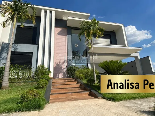 Sobrado com 510m² 7 quartos e 7 banheiros, à venda, no bairro Condomínio Tamboré em Jaguariúna