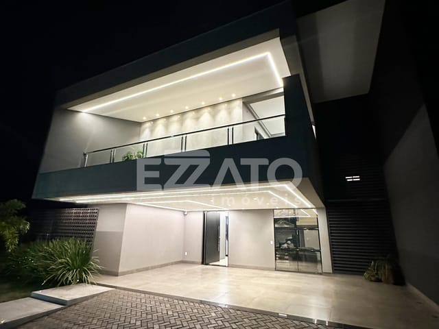 Foto do Sobrado - Sobrado 295,39m² 1 Suíte Master 2 Suítes 1 Quarto e Piscina  à venda, Porto Unique, Dourados, MS | Ezzato Imóveis
