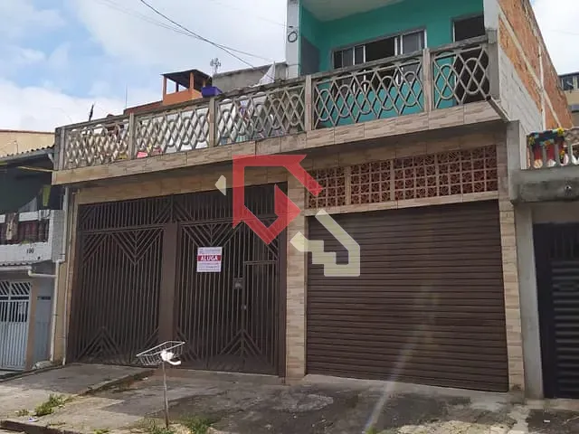 Sobrado com 290m² 8 quartos e 4 banheiros, à venda, no bairro Jardim Zaira em Mauá