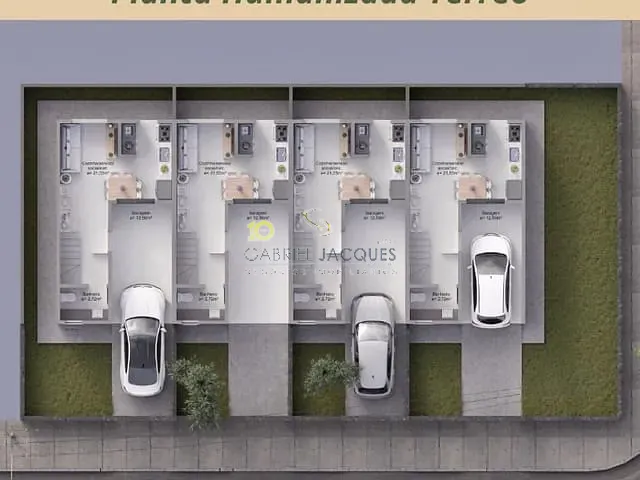 Sobrado com 100m² 2 quartos e 3 banheiros, à venda, no bairro Praia Do Sonho (Ens Brito) em Palhoça
