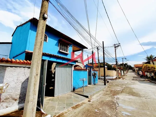 Sobrado com 123m² 2 quartos e 1 banheiro, para alugar, no bairro Vila Brasil (Manilha) em Itaboraí