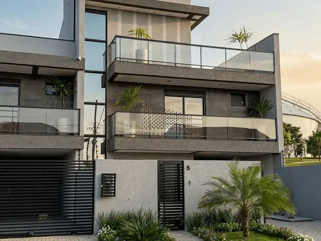 Sobrado com 168m² 3 quartos e 4 banheiros, à venda, no bairro Alto Tarumã em Pinhais