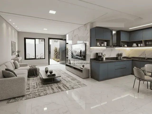Sobrado com 168m² 3 quartos e 4 banheiros, à venda, no bairro Alto Tarumã em Pinhais