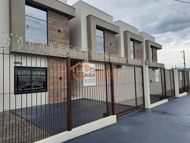 Sobrado 2 quartos e 2 banheiros, para alugar, no bairro Green Park em Sorriso