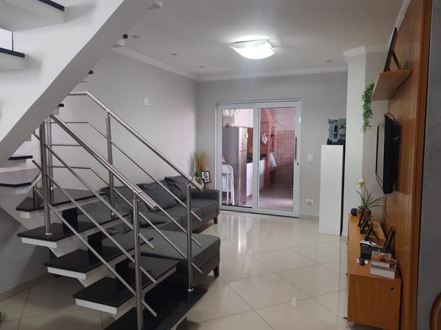 Foto do Sobrado - Sobrado à venda com 3 dormitórios/1 suíte, área gourmet e 2 vagas, Castelinho, Piracicaba, SP | Imobiliária Schiavinato