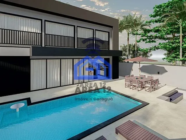 Sobrado com 420m² 3 quartos e 3 banheiros, à venda, no bairro Mar Verde II em Caraguatatuba