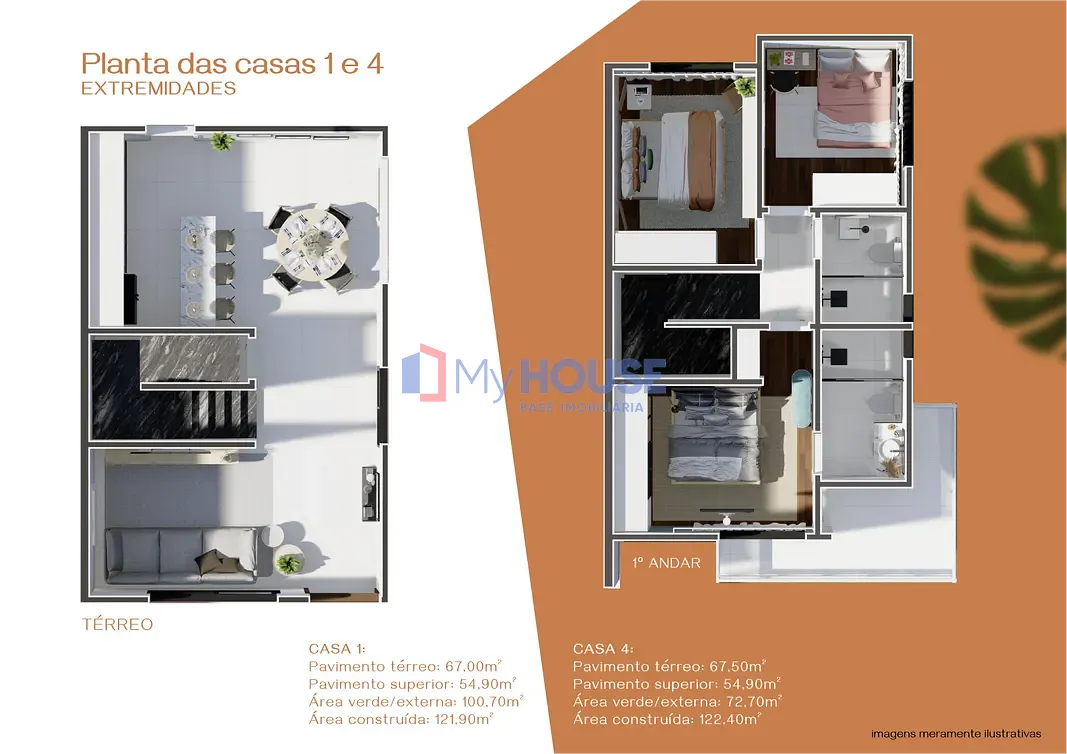 Sobrado, 3 quartos, 121 m² - Foto 6