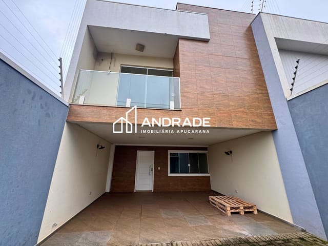 Foto do Sobrado - Lindo sobrado à venda, Vila Santa Rosa, Apucarana, PR | ANDRADE IMOBILIARIA APUCARANA LTDA