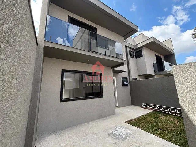 Sobrado com 144m² 3 quartos e 3 banheiros, à venda, no bairro Fazendinha em Curitiba