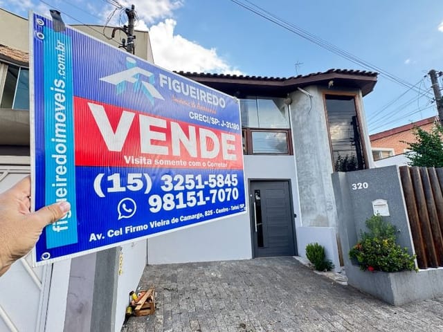 Sobrado com 249m², à venda, no bairro Vila Doutor Laurindo em Tatuí