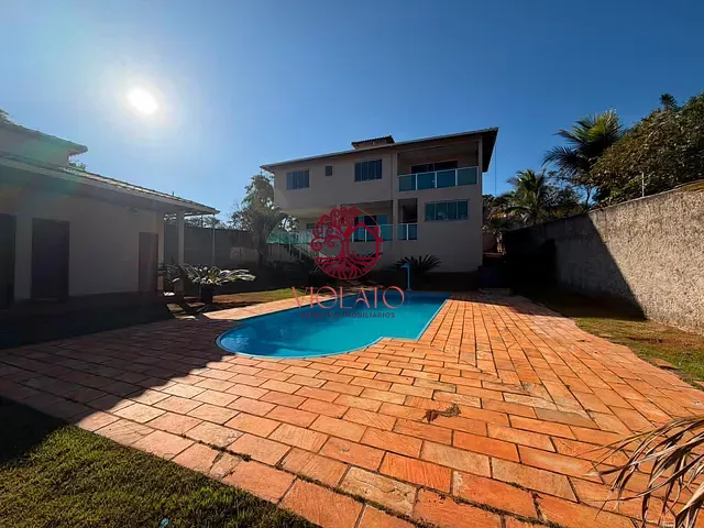 Casa com 1100m² 5 quartos e 5 banheiros, à venda ou para alugar, no bairro Lagoa Mansões em Lagoa Santa