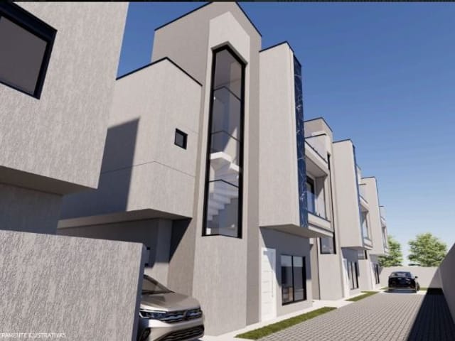 Sobrado com 95m² 3 quartos e 2 banheiros, à venda, no bairro Capão Raso em Curitiba