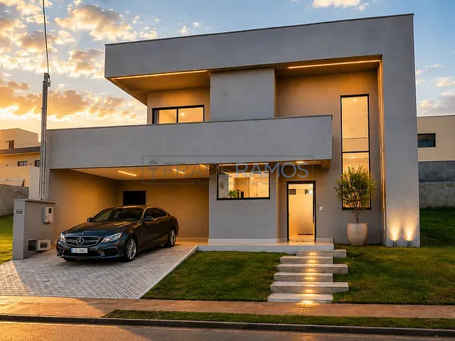 Sobrado com 293m² 4 quartos e 6 banheiros, à venda, no bairro Jardins Capri em Senador Canedo