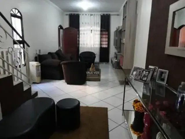 Sobrado com 170m² 3 quartos e 3 banheiros, à venda, no bairro Parque Residencial Flamboyant em São José dos Campos