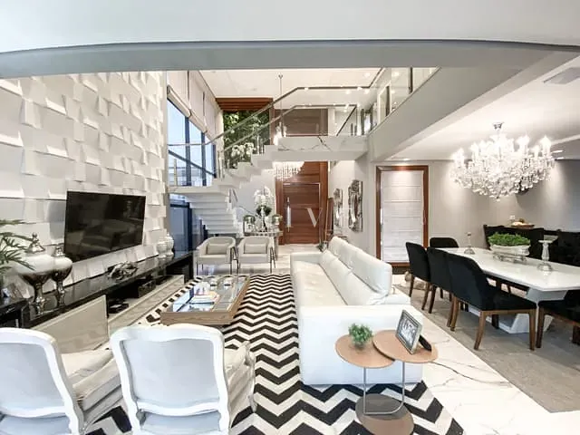 Sobrado com 371m² 4 quartos e 6 banheiros, à venda ou para alugar, no bairro Alphaville II em Londrina