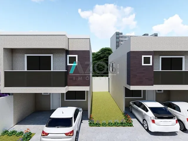 Sobrado com 117m² 3 quartos e 3 banheiros, à venda, no bairro Boa Vista em Curitiba