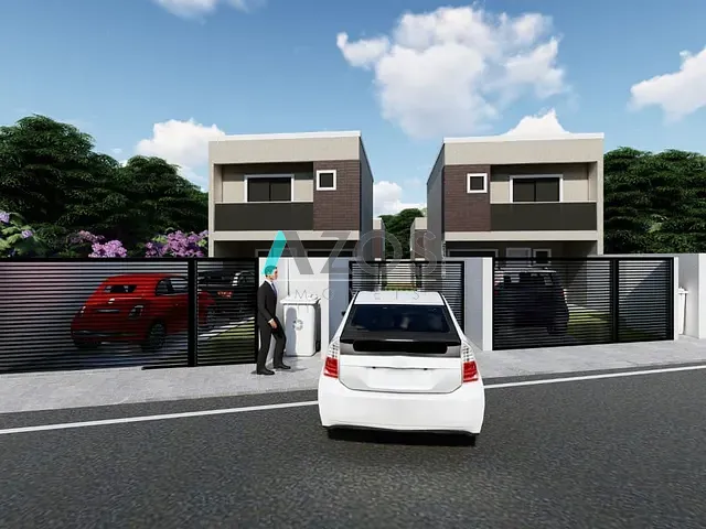 Sobrado com 117m² 3 quartos e 3 banheiros, à venda, no bairro Boa Vista em Curitiba