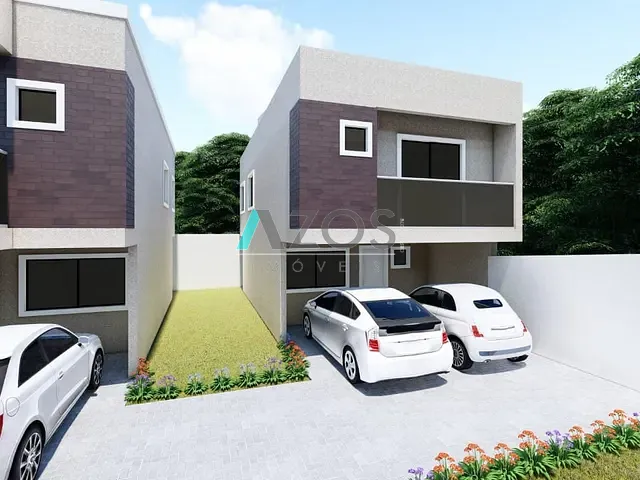 Sobrado com 117m² 3 quartos e 3 banheiros, à venda, no bairro Boa Vista em Curitiba