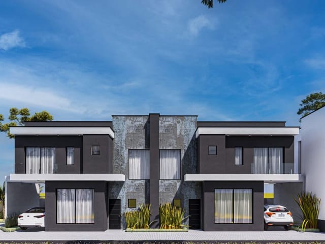 Sobrado com 105m² 3 quartos e 3 banheiros, à venda, no bairro Uberaba em Curitiba