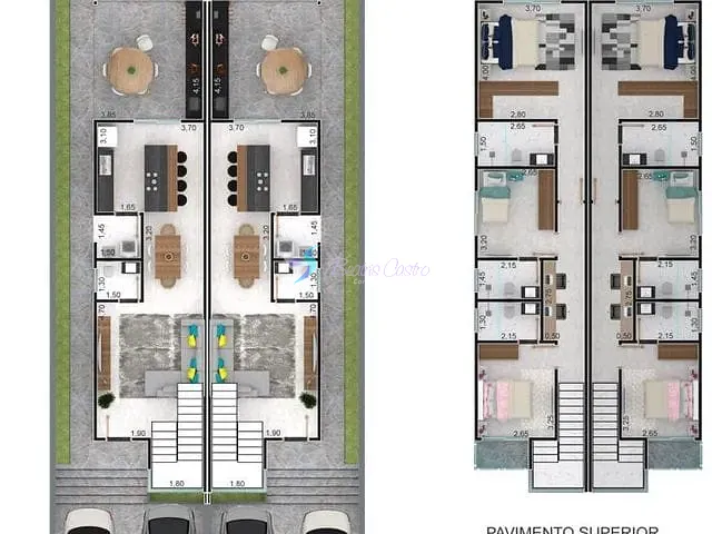 Sobrado com 165m² 3 quartos e 3 banheiros, à venda, no bairro Jardim do Lago em Atibaia