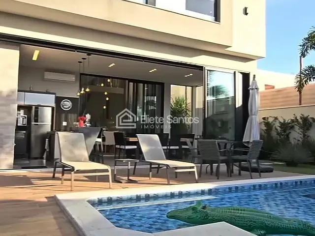 Sobrado com 465m² 3 quartos e 5 banheiros, à venda, no bairro Condomínio Fazenda Santa Lúcia em Americana