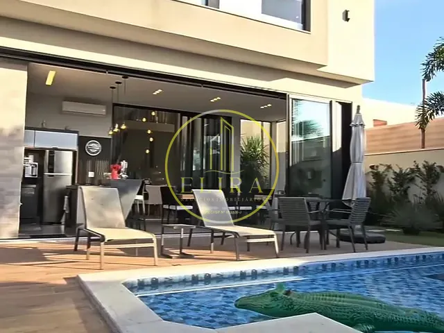 Sobrado com 465m² 3 quartos e 5 banheiros, à venda, no bairro Condomínio Fazenda Santa Lúcia em Americana