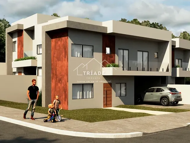 Sobrado 3 quartos e 2 banheiros, à venda, no bairro Costeira em Araucária