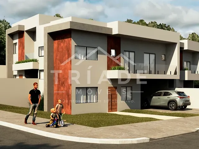 Sobrado 3 quartos e 2 banheiros, à venda, no bairro Costeira em Araucária