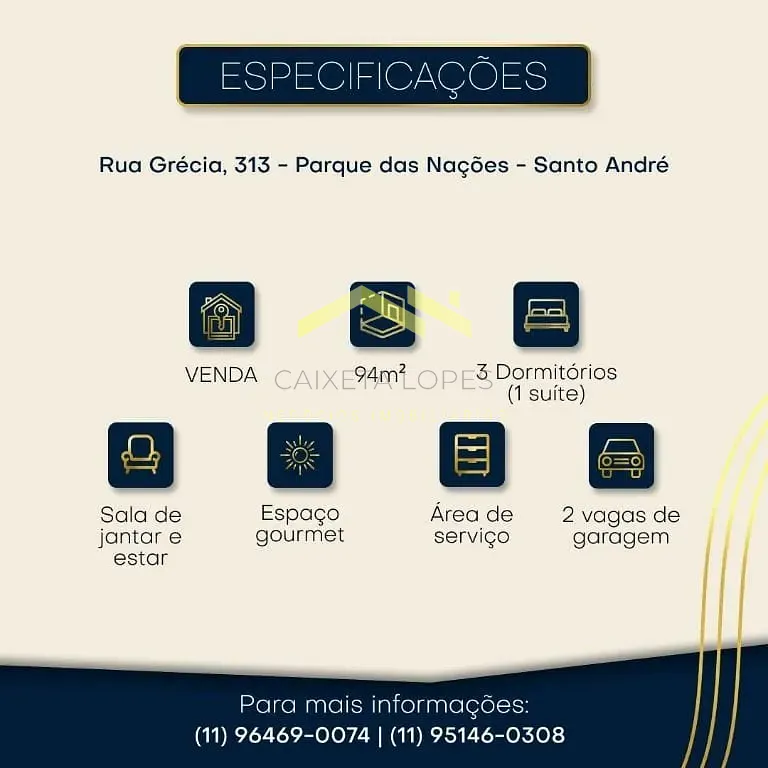 Sobrado, 3 quartos, 94 m² - Foto 6