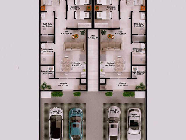 Foto do Apartamento - Apartamento à venda, Portal 2, Itajaí, SC | Francelino Imóveis