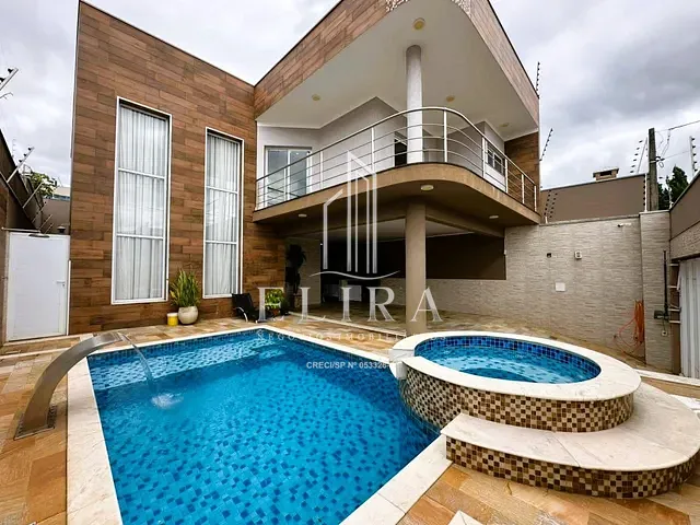 Sobrado com 300m² 3 quartos e 5 banheiros, à venda, no bairro Terras de Santa Bárbara em Santa Bárbara D'Oeste