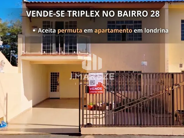 Sobrado com 382m² 3 quartos e 3 banheiros, à venda, no bairro Centro em Apucarana